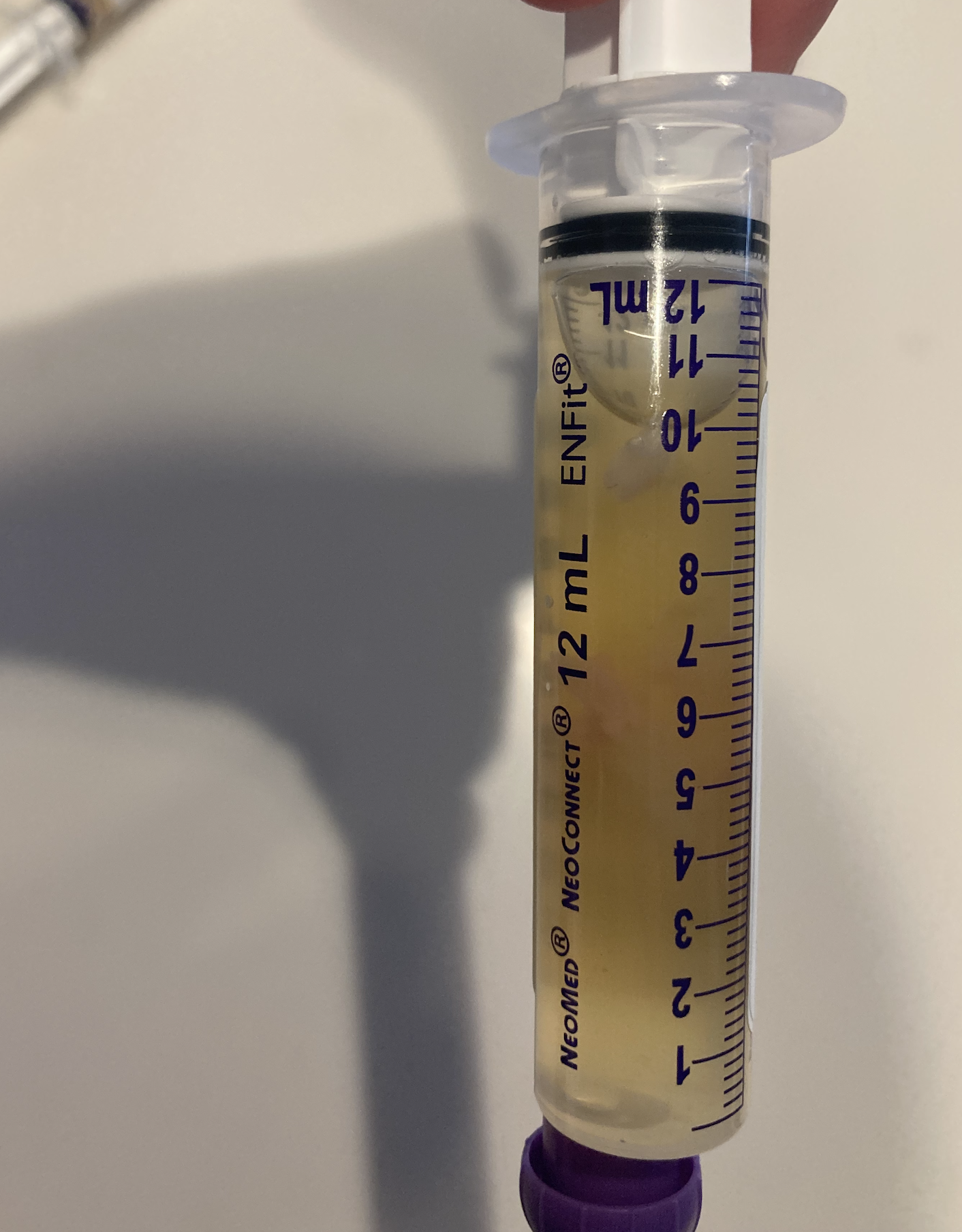 Coagulated colostrum.